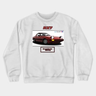 Mazda RX7 FB Red Crewneck Sweatshirt